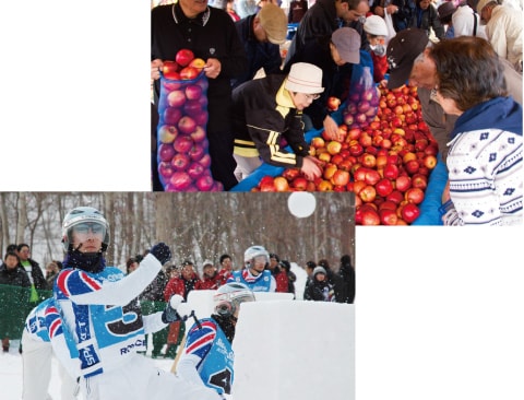 delicious fruit throughout Hokkaido, the cradle of Sports Yukigassen (Snowball Fight)